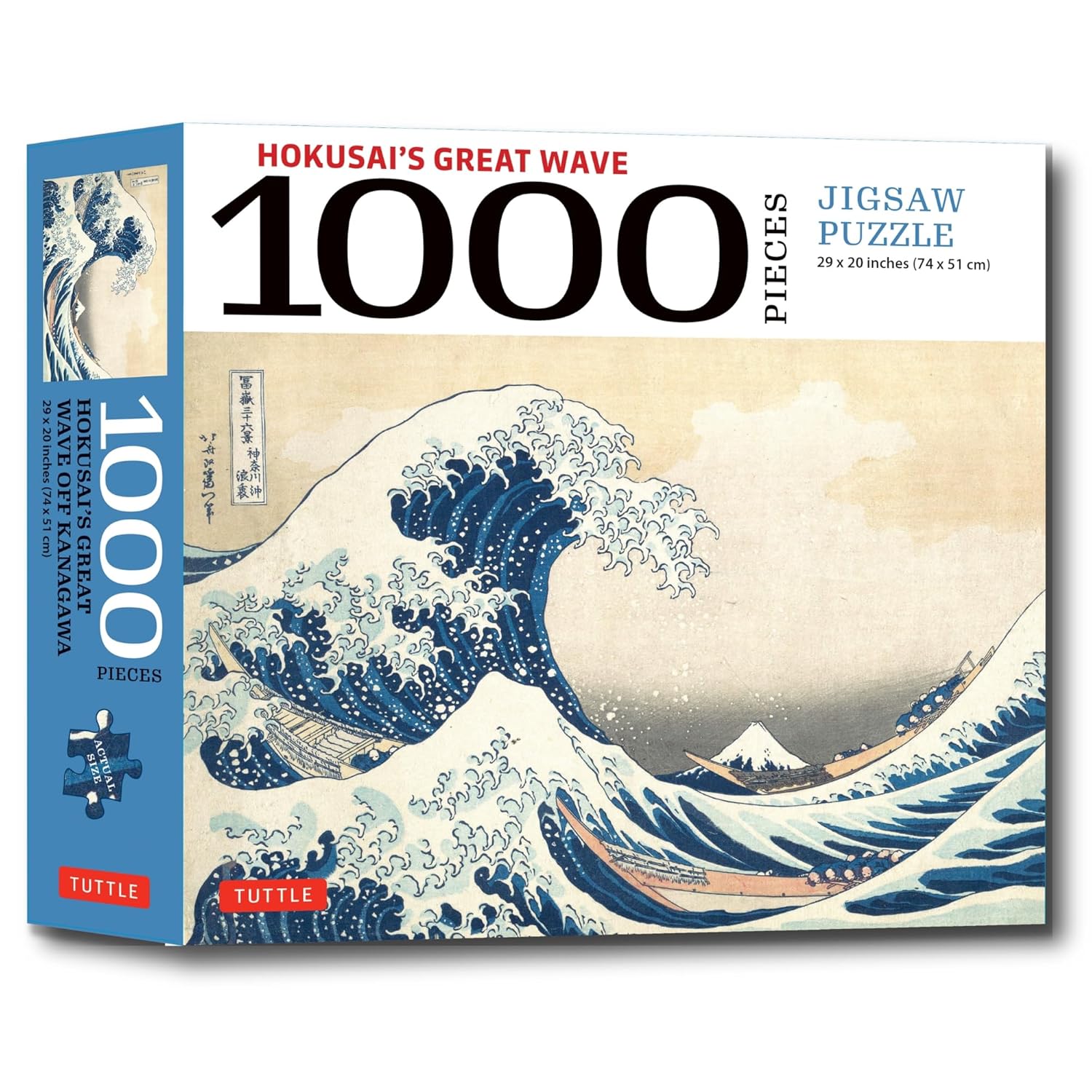 Hokusai's Great Wave - 1000 Piece Jigsaw Puzzle