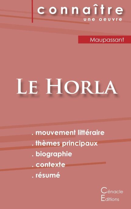 Fiche de Lecture: Le Horla
