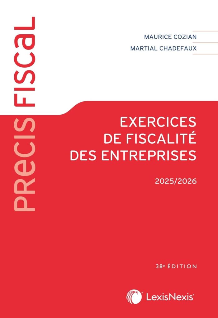 Exercices de fiscalite des entreprises 2025-2026 Exercices de fiscalite des entreprises 2025-2026