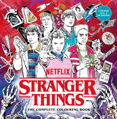 STRANGER THINGS: THE COMPLETE COLOURING BOOK SEASON 1-5 -