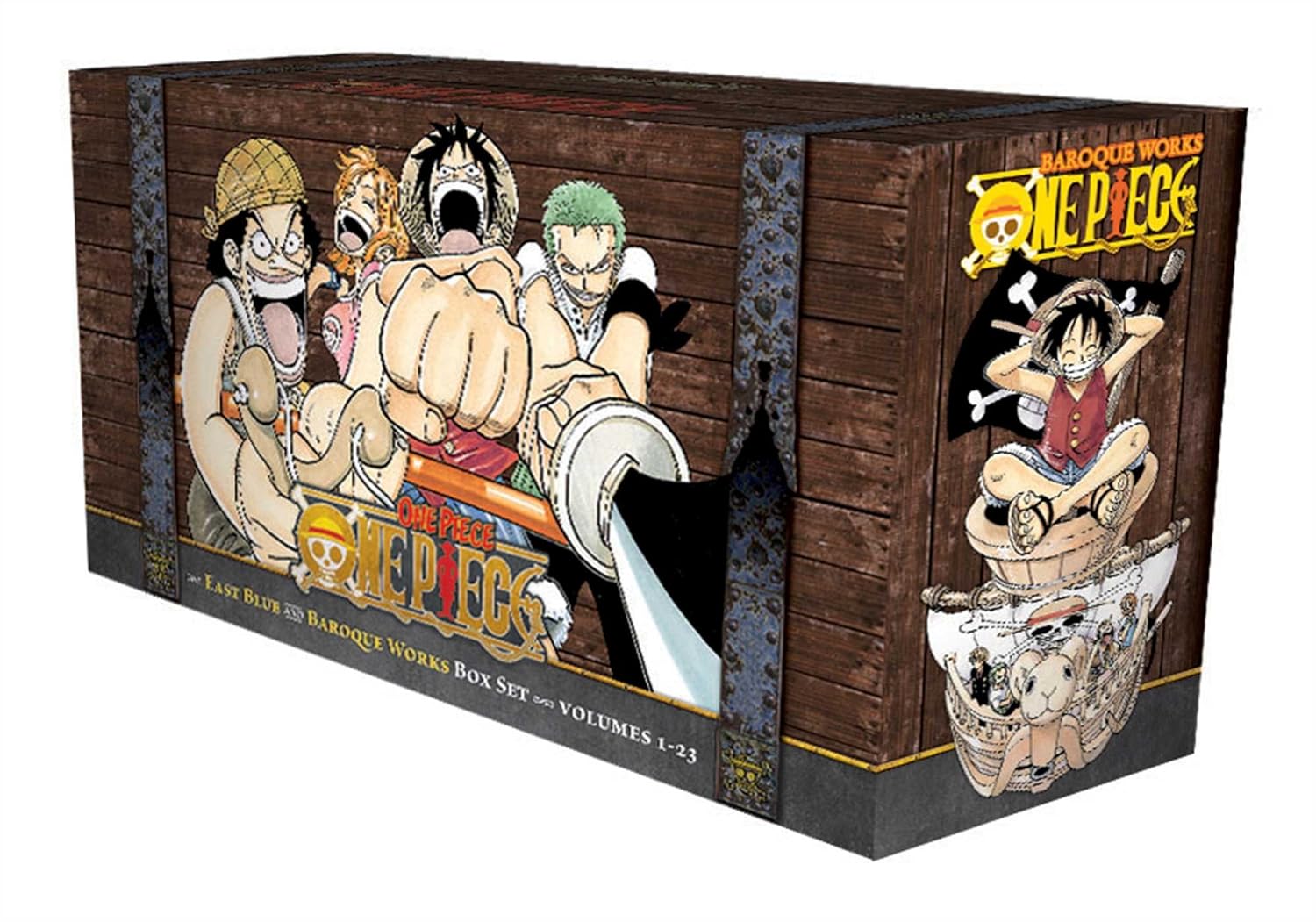 One Piece Box Set 1: East Blue and Baroque Works - Volumes 1-23 with Premium