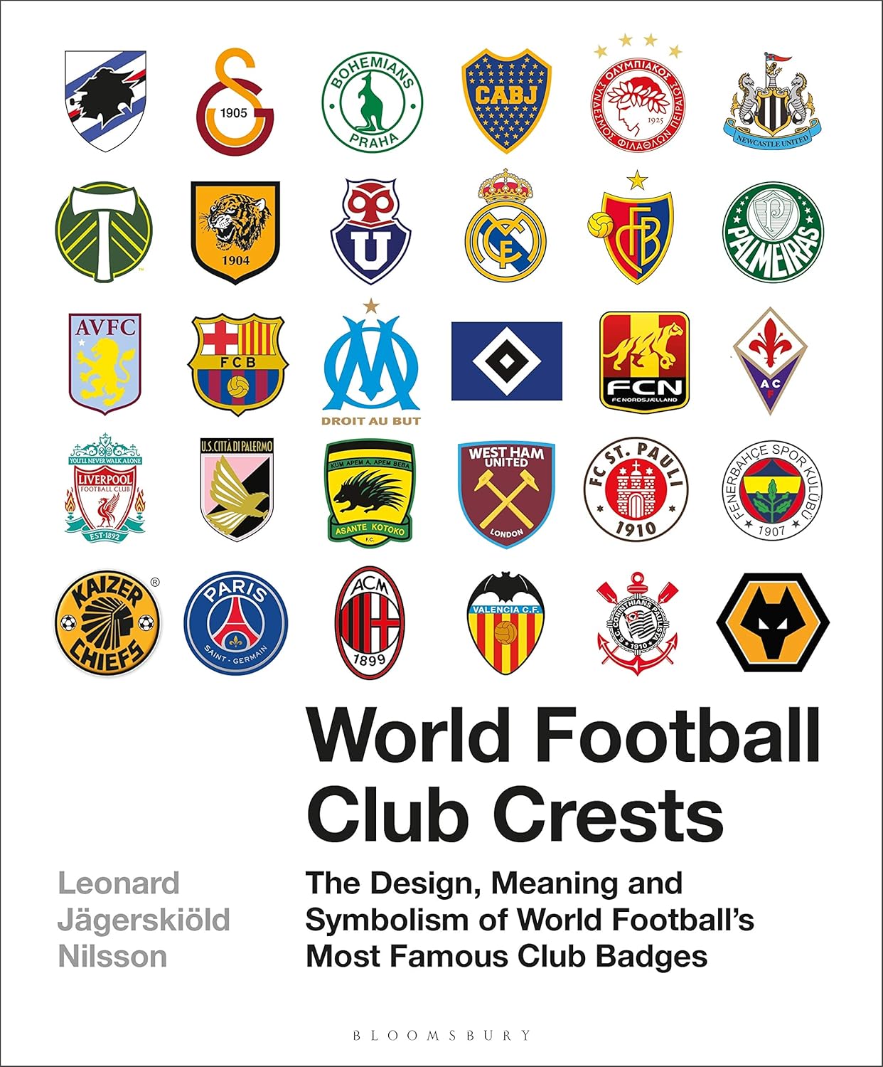 World Football Club Crests: The Design, Meaning and Symbolism of World Football's Most Famous Club Badges (hardcover)