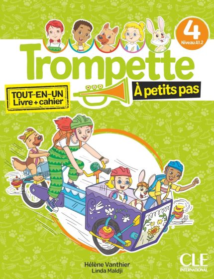 Trompette a Petits Pas 4 niveau A1.2 - livre de l' eleve& cahier d' activites