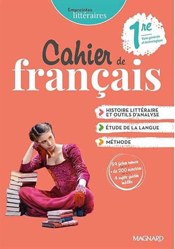 Empreintes litteraires Francais 1re Cahier de francais