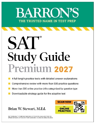 BARRONS SAT STUDY GUIDE PREMIUM 2027 (+ ONLINE PRACTICE) - B