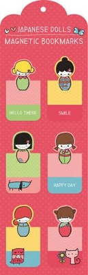 JAPANESE DOLLS MAGNETIC BOOKMARK - GALISON-JILLIAN PHILLIPS