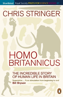 PENGUIN ORANGE SPINES : HOMO BRITANNICUS PB - CHRIS STRINGER