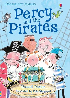 USBORNE FIRST READING 4: PERCY AND THE PIRATES HC - RUSSELL