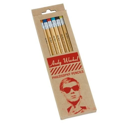 WARHOL PHILOSOPHY PENCIL SET  PB - GALISON-THE ANDY WARHOL F
