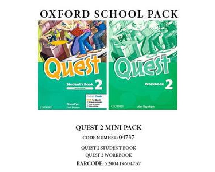 Quest 2 Mini Pack: Quest 2 Student Book + Quest 2 Work Book