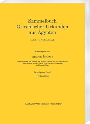 Sammelbuch Griechischer Urkunden Aus Agypten